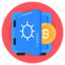 Safe Bitcoin Bitcoin Vault Bitcoin Locker アイコン