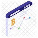 Bitcoin Website Blockchain Webpage Crypto Website Icon