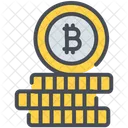 Bitcoin Coin Cryptocurrency Icon