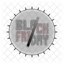 Black Friday Discount Sale Icon