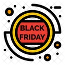 Black Friday Badge  Icon