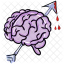 Cerveau Cerveau Blesse Systeme Neuronal Icône