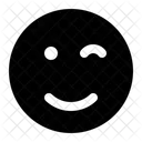 Blink Smiley Emoji Icon