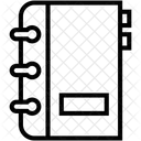 Cahier Bloc Notes Ecriture Icône