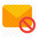 Block Message Mail Icon