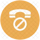 Block Call Communication Icon