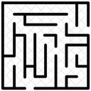 블록 미로 헤지 미로 미로 아이콘