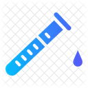 Blood Analysis Chemistry Test Tube Icon