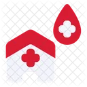 Blood Home Donation  Icon