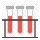 Blood Sample Medical Test Tube Icon