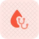 Blood Stethoscope  Icon