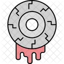 Bloody Eyeball Ghost Eyeball Halloween Eyeball Icon