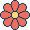 Bloom Blooming Decorative Flower Icon