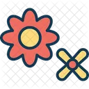 Bloom Blossom Decorative Flower Icon