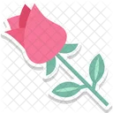 Blooming Flower Romance Symbol Icon