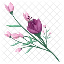 Blossom Pink Flower Icon