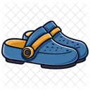 Footwear Icon Flat Style Symbol