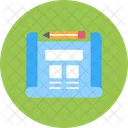 Blue Print Blueprint Plan Icon