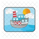 Sea Boat Ocean Icon