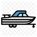 Boat Ship Trailer Icon