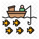 Boat Fishing  Icon