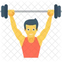 Weightlifting Bodybuilder Gym Icon