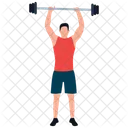 Bodybuilder Gewichtheber Fitnessstudio Person Symbol