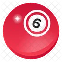 Bola De Bingo Juego De Pelota Pelota Icono