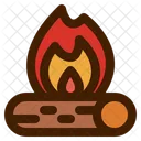 Bonfire Campfire Burn Icon