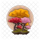 Bonsai Plant Garden Icon