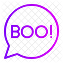 Boo Bubble Chat Communications Icon