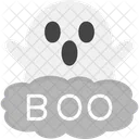 Boo Fantasma Dia Das Bruxas Ícone