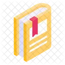 Notebook Bookmark Book Icon