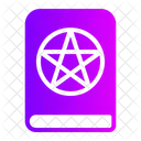 Book Pentagram Witch Icon