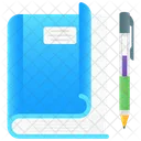 Book Write Manuscript Booket Icon