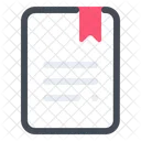 Bookmark Document  Icon