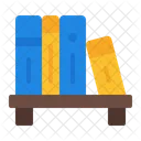 Bookshelf Books Library Icon