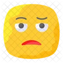 Bored Boring Emoji Icon