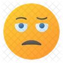 Bored Boring Emoji Icon