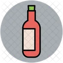 Botella Vino Alcohol Icono