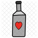 Botella De Amor Botella Del Dia De San Valentin Pocion Icono