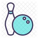 Bowling Ball Pin Icon