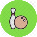 Bowling Ball Pin Icon