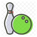 Bowling Ball Pin Icon