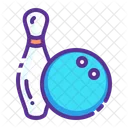 Bowling Ball Pin Icon