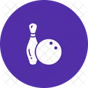 Bowling Ball Pin Icon