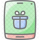 Mobile Gift Awesome Lineal Icon Icône