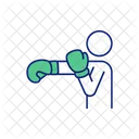 Boxing Training Body Icon