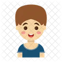 Boy Cartoon Kids Icon