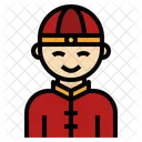 Boy Uniform Avatar Children Chinese New Year Icon